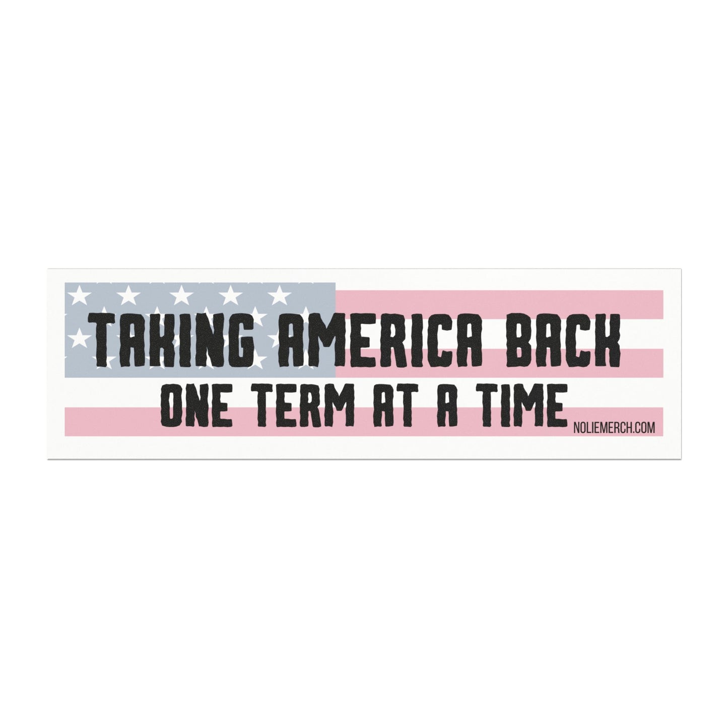"Taking America Back One Term at a Time"- Patriotic Car Magnet
