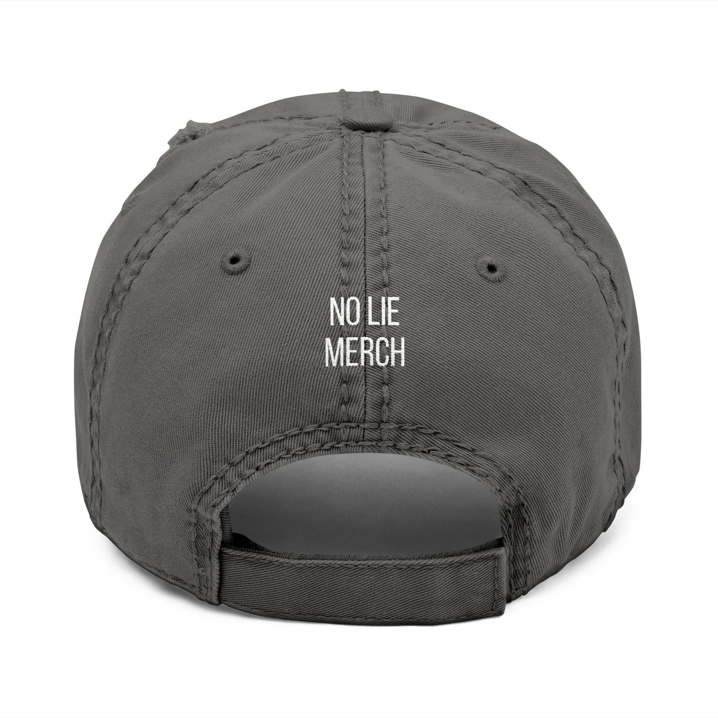 Freedom Fits Better When It’s Worn In Distressed Hat -- White Text