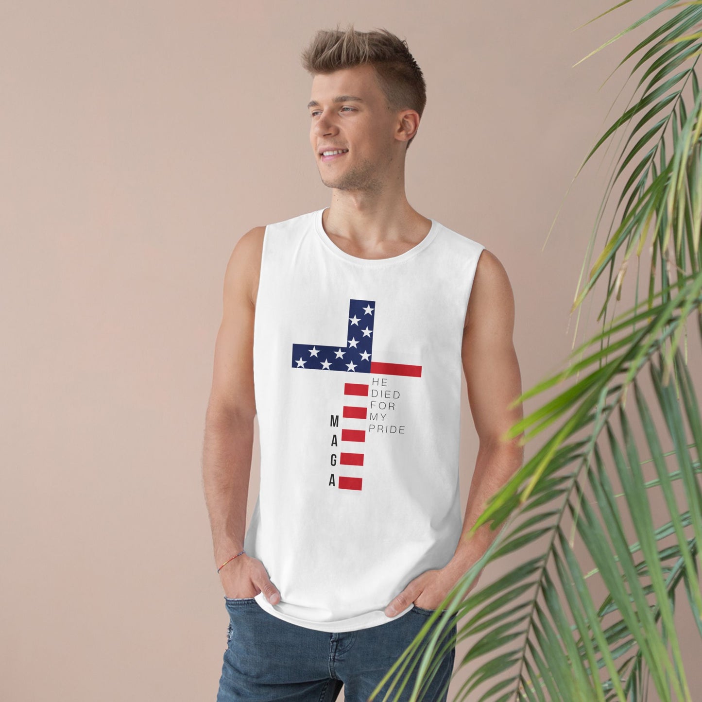 Patriotic Tank Top - "He Died for My Pride"