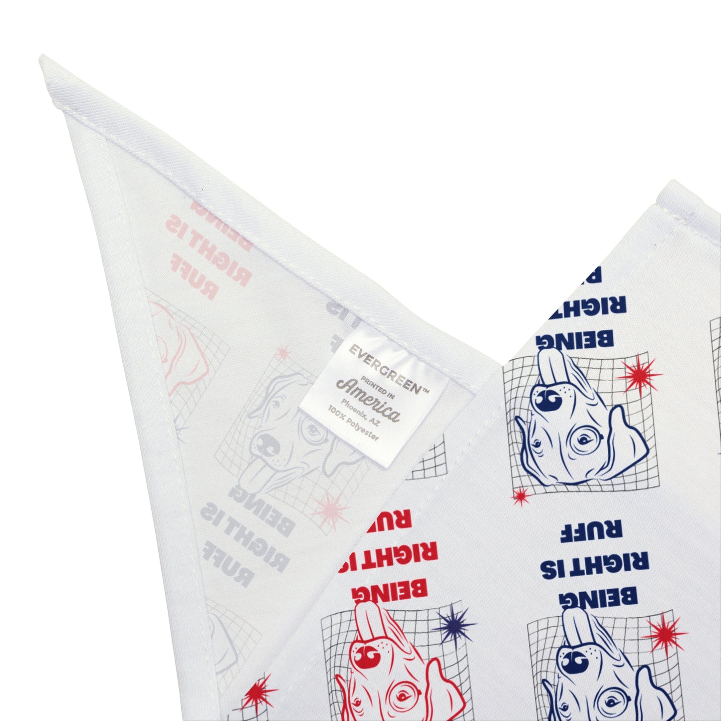 "Being Right is Ruff" Pet Bandana