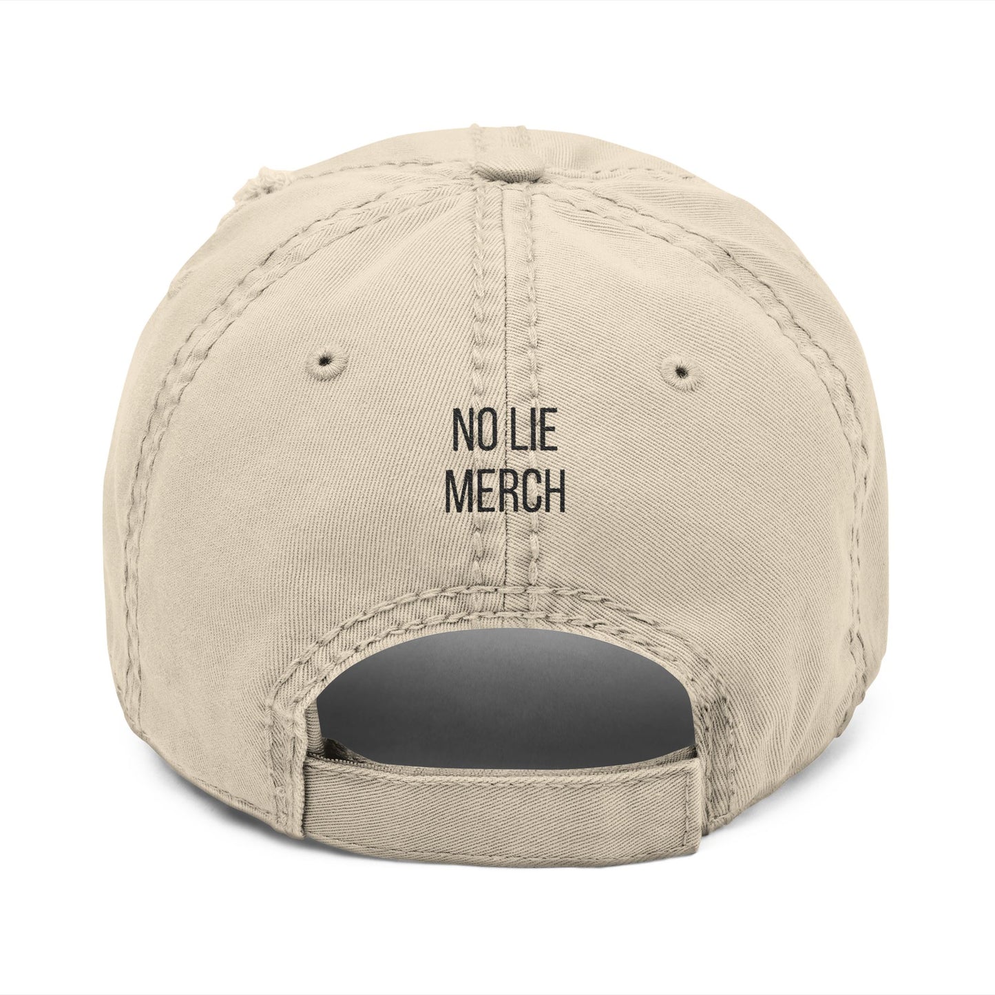 Freedom Fits Better When It’s Worn In Distressed Hat -- Blue Text