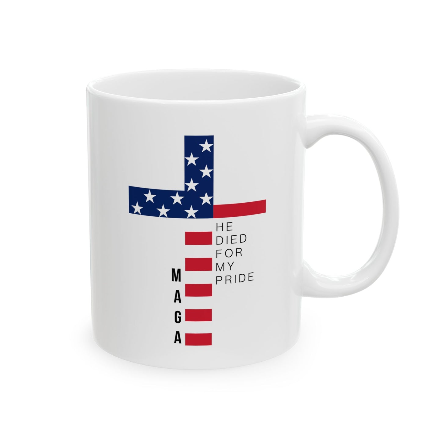 Founding Faith Mug – A Tribute to Liberty, Belief, and American Roots