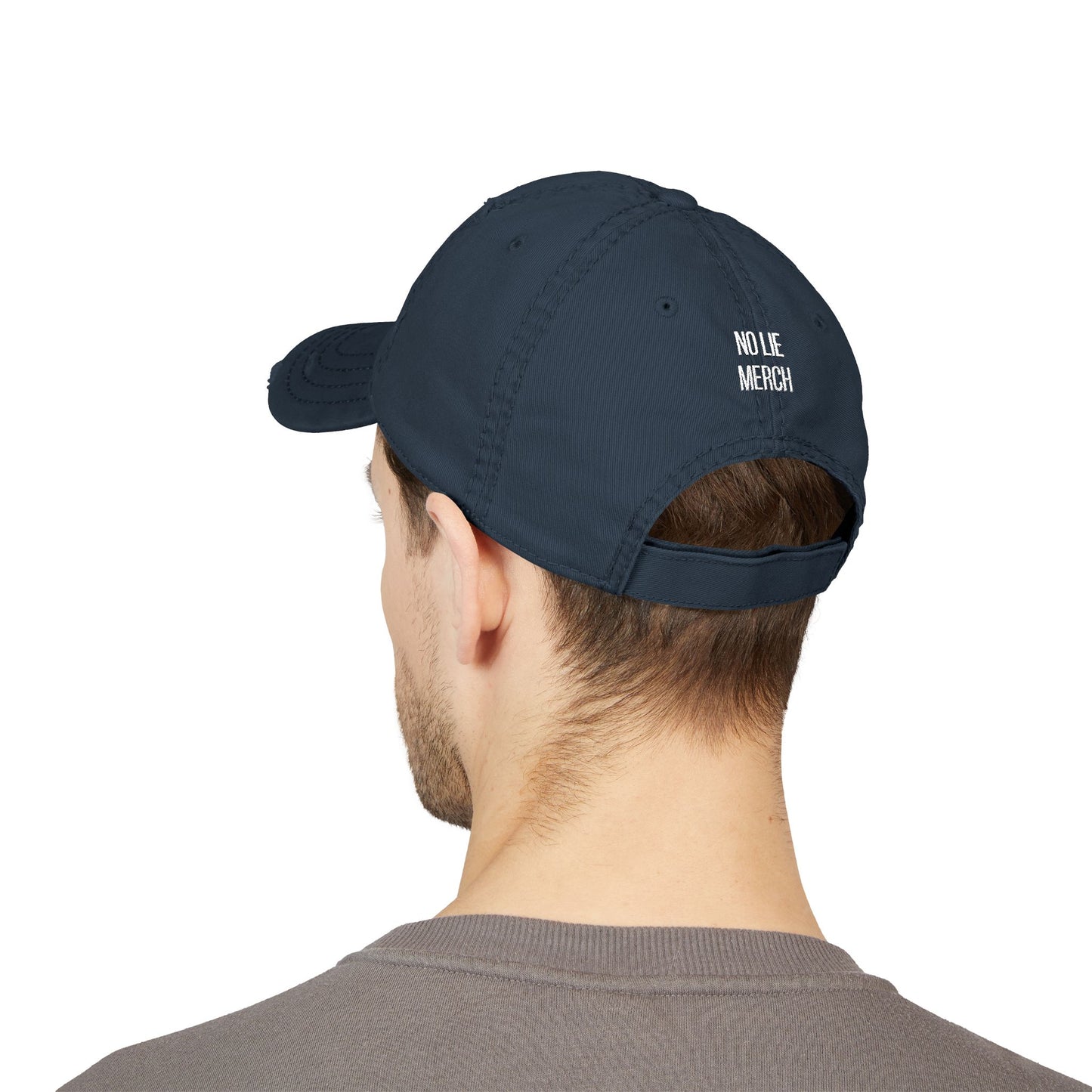 Freedom Fits Better When It’s Worn In Distressed Hat -- Red Text